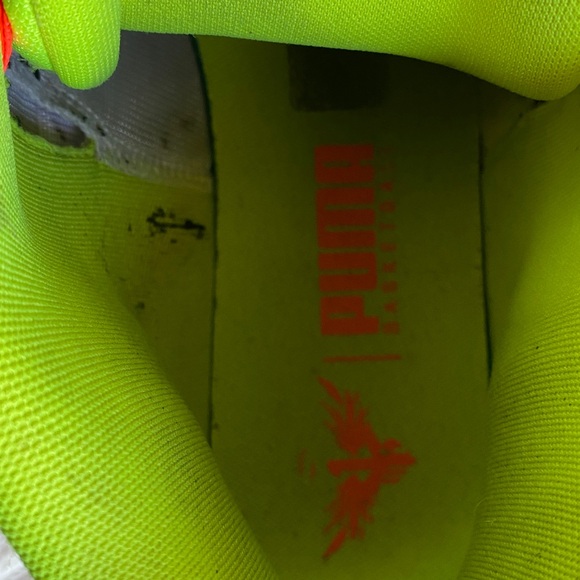 Puma Neon Pink and Yellow Athletic Shoes - Picture 7 of 11